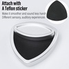 image:imageFREELOVE Metal Magnetic Fidget Toys Slider for Adults Pivot Sliding Magnet Clicker Compact Triangle Haptic Coin Quiet Operate for Stress Relief Anxiety Black SmallGen2Silver