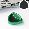 image:imageFREELOVE Metal Magnetic Fidget Toys Slider for Adults Pivot Sliding Magnet Clicker Compact Triangle Haptic Coin Quiet Operate for Stress Relief Anxiety Black SmallGen2Green