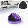 image:imageFREELOVE Metal Magnetic Fidget Toys Slider for Adults Pivot Sliding Magnet Clicker Compact Triangle Haptic Coin Quiet Operate for Stress Relief Anxiety Black SmallGen2Purple