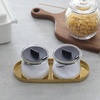 image:imageFREELOVE Mirror Gold Tray for Bathroom Vanity Perfume Small Brass Metal Decorative Trays Rectangle Round Oval Trinket for Napkin Glass Soap Sink Decanter Towel Candle Jewelry 59X15Mirror Gold Oval 37x9