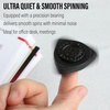 image:imageFREELOVE Rotary Metal Fidget Spinner for Adults Stainless Steel Heavy Spinning Toys Small Mini Hand Figette Silent Bearing Premium Long High Spin Fidget Toys Stainless Steel SilverStainless Steel Matte Black