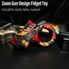 image:imageFREELOVE Zoom Premium Metal Fidget Toys for Adults Small Magnetic Slider Heavy Folding Haptic Block Ratchet Wheel Fidget Ring Flip Back Loading EDC Ball Press Push Clicker BlackCamouflage