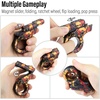 image:imageFREELOVE Zoom Premium Metal Fidget Toys for Adults Small Magnetic Slider Heavy Folding Haptic Block Ratchet Wheel Fidget Ring Flip Back Loading EDC Ball Press Push Clicker BlackCamouflage