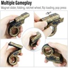image:imageFREELOVE Zoom Premium Metal Fidget Toys for Adults Small Magnetic Slider Heavy Folding Haptic Block Ratchet Wheel Fidget Ring Flip Back Loading EDC Ball Press Push Clicker BlackArmygreen