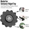 image:imageFreelove Viking Pirate amp Gossip Design Fidgets Spinners Copper Metal Spinner Fidget Toy Prime for Adults Premium Bearing for 46 Mins Autism Sensory ADHD Anxiety Stress Reduce Figet Spiner BrassStainless Steel Black