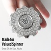 image:imageFreelove Viking Pirate amp Gossip Design Fidgets Spinners Copper Metal Spinner Fidget Toy Prime for Adults Premium Bearing for 46 Mins Autism Sensory ADHD Anxiety Stress Reduce Figet Spiner BrassViking Stainless Steel Silver