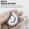 image:imageFreelove Viking Pirate amp Gossip Design Fidgets Spinners Copper Metal Spinner Fidget Toy Prime for Adults Premium Bearing for 46 Mins Autism Sensory ADHD Anxiety Stress Reduce Figet Spiner BrassNucl Slider Stainless Steel Silver