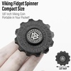 image:imageFreelove Viking Pirate amp Gossip Design Fidgets Spinners Copper Metal Spinner Fidget Toy Prime for Adults Premium Bearing for 46 Mins Autism Sensory ADHD Anxiety Stress Reduce Figet Spiner BrassStainless Steel Black