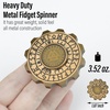 image:imageFreelove Viking Pirate amp Gossip Design Fidgets Spinners Copper Metal Spinner Fidget Toy Prime for Adults Premium Bearing for 46 Mins Autism Sensory ADHD Anxiety Stress Reduce Figet Spiner BrassBrass