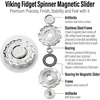 image:imageFreelove Viking Pirate amp Gossip Design Fidgets Spinners Copper Metal Spinner Fidget Toy Prime for Adults Premium Bearing for 46 Mins Autism Sensory ADHD Anxiety Stress Reduce Figet Spiner BrassNucl Slider Stainless Steel Silver