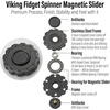 image:imageFreelove Viking Pirate amp Gossip Design Fidgets Spinners Copper Metal Spinner Fidget Toy Prime for Adults Premium Bearing for 46 Mins Autism Sensory ADHD Anxiety Stress Reduce Figet Spiner BrassNucl Slider Stainless Steel Black