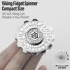 image:imageFreelove Viking Pirate amp Gossip Design Fidgets Spinners Copper Metal Spinner Fidget Toy Prime for Adults Premium Bearing for 46 Mins Autism Sensory ADHD Anxiety Stress Reduce Figet Spiner BrassViking Stainless Steel Silver