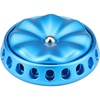 image:imageFREELOVE Flower Design Metal Fidget Spinners for Adults Premium Silent Bearing DIY Expand to Wind Chime Coin Desktop Spinning Top Ratchet Slider Toy Stainless Steel GoldBlue