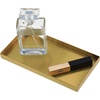 image:imageFREELOVE Gold Tray for Bathroom Vanity Brass Decor Small Candle Holder Rectangle Soap Dish Brushed Square Plate Coffee Table Toilet Back Modern Antique 10X15Sanding Gold