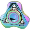 image:imageFREELOVE Metal Fidget Spinner for Adults Upgraded Fox Stainless Steel Fidget Toys High Spin Long Spinning Finger Gyro Small Mini Fidget Block Silent Bearings EDC for Men Anxiety Cool3rd Fox Stainless Steel Mirror Rainbow