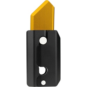 image:imageFREELOVE Fidget Knife Toys for Adults Metal Heavy Sturdy Finger Slider Gravity Slide Figette Block Inertia Flipping Pocket EDC for Men Teens Anxiety Fun Cool CarrotAluminum BlackGold