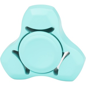 image:imageFREELOVE Metal Fidget Spinner Brass Heavy Long Spinning Toys Cool Silent Small Mini 2nd Fox Figette Spiner for Adults Men Anxiety Quiet Bearing Relief Brass1st Fox Ceramic Plated Blue