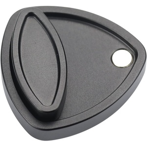 image:imageFREELOVE Metal Magnetic Fidget Toys Slider for Adults Pivot Sliding Magnet Clicker Compact Triangle Haptic Coin Quiet Operate for Stress Relief Anxiety Black SmallGen2Black