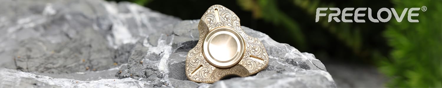 FREELOVE – Unique Metal Fidget Gear for Adults,Relieve Stress Anywhere